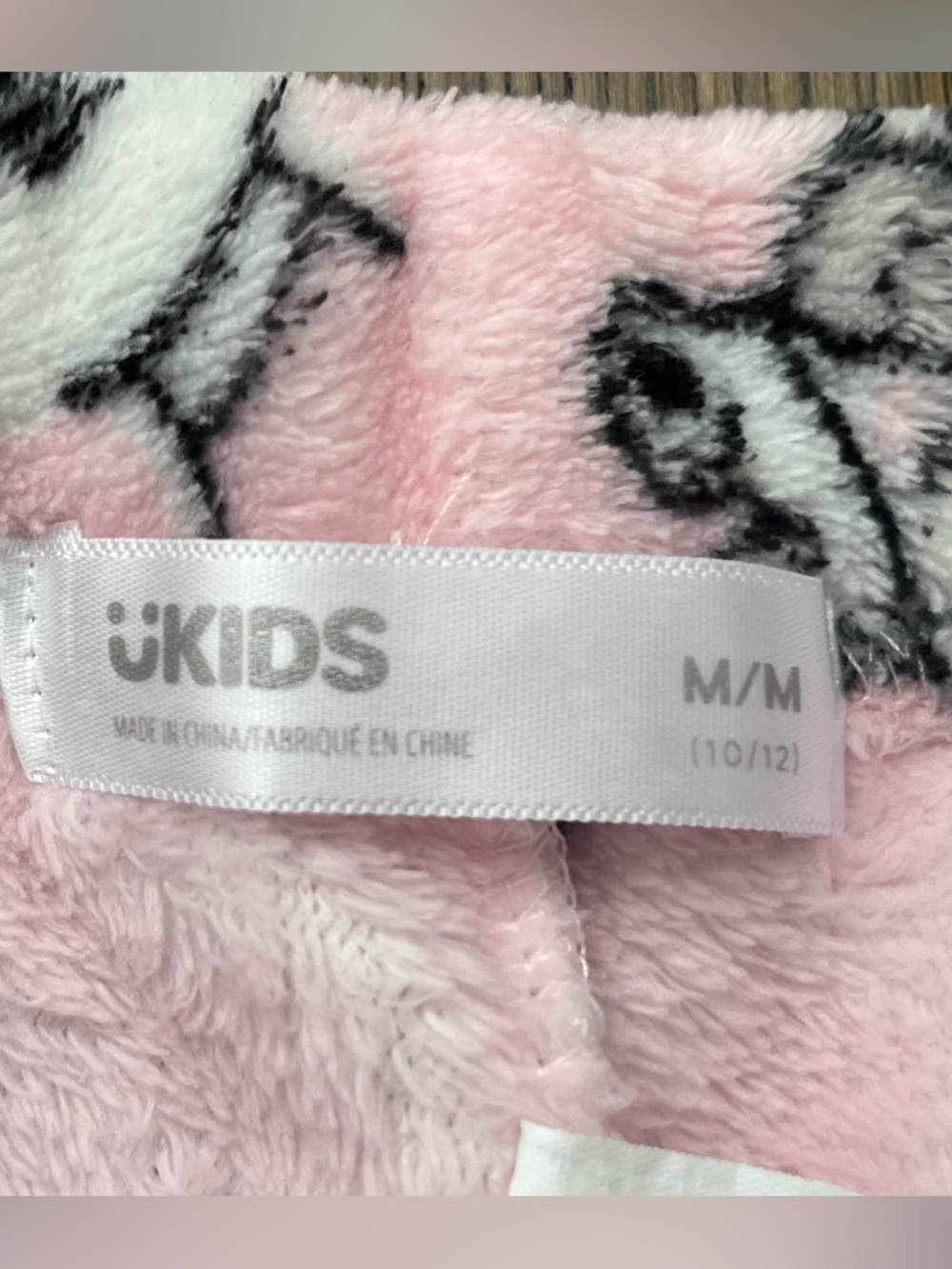 URBAN KIDS Girls Pajama Set Pink Plush Shorts M 10/12 - Picture 6 of 7